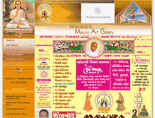 Tablet Screenshot of mayuraartgallery.com